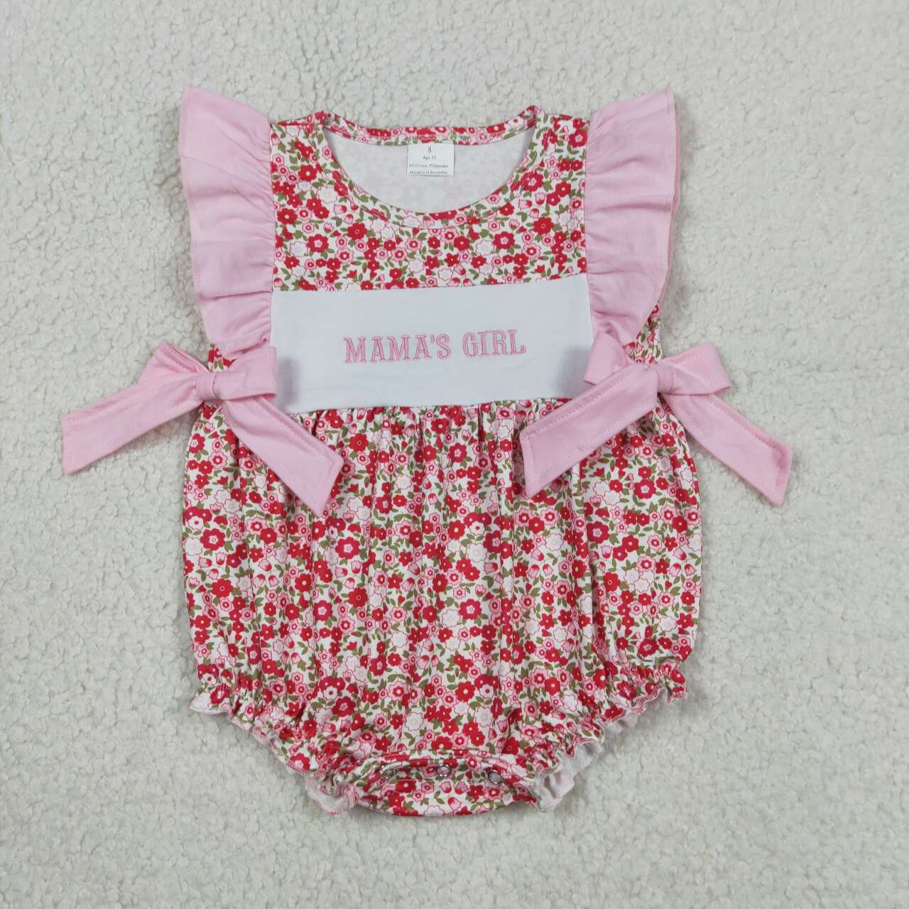 MAMA‘Girls Flower Baby Romper  SR3939