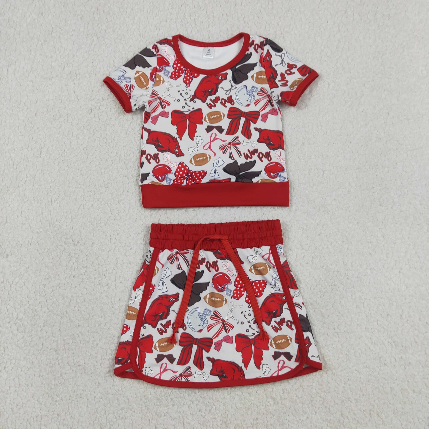 Gameday Red Bow athletic Set GSD3696