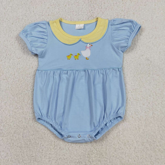 Cute Little Duck Embroidery Baby Romper  SR3298