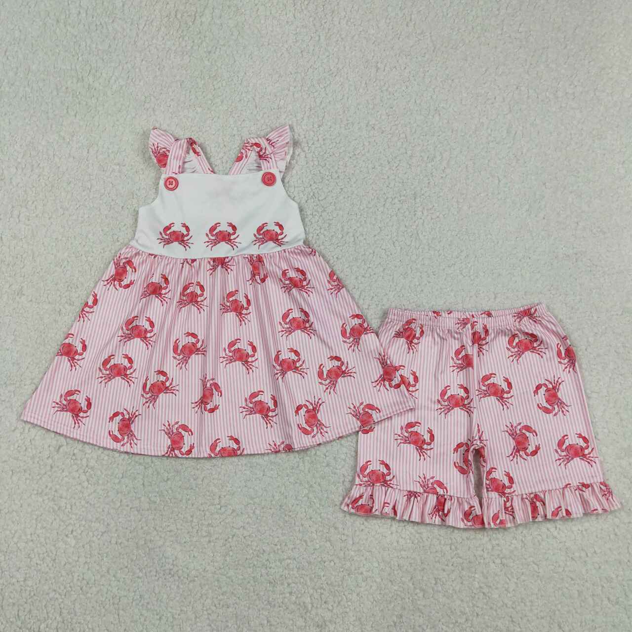 Summer Pink Crab Kids Set GSSO3329
