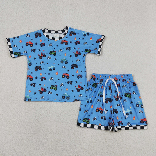 Blue Car Boy Set
