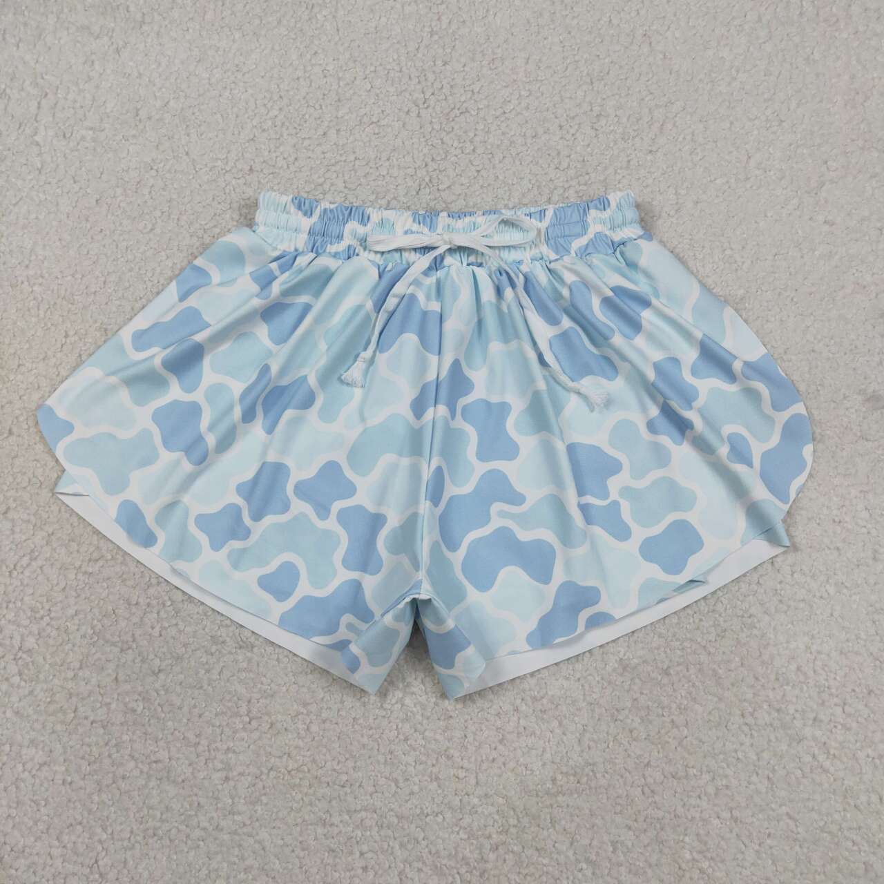 Adult Women Blue Leopard ShortS SS0769