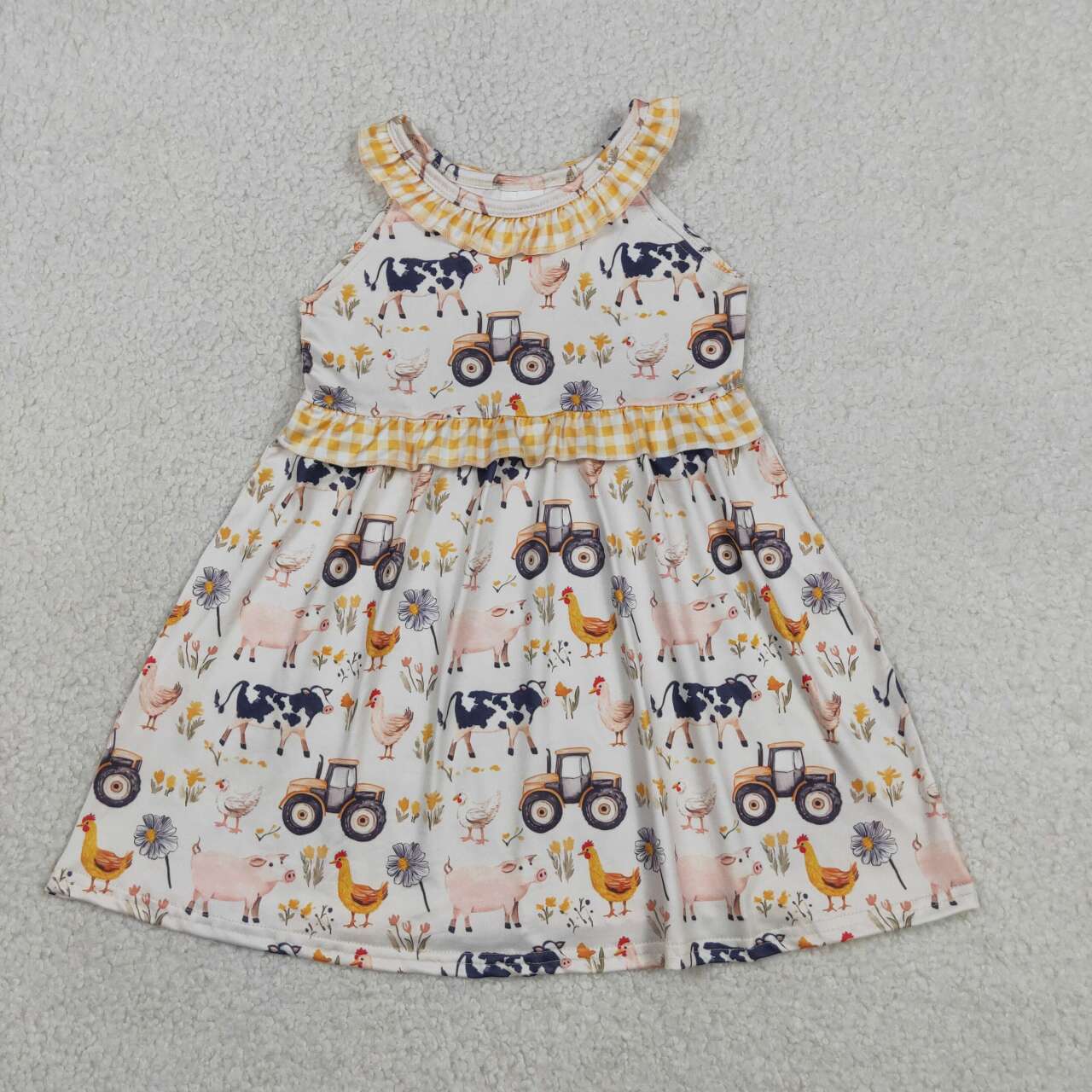 Girls' Summer Animal Farm Dress GSD3476