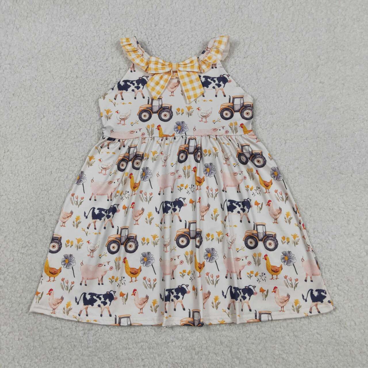 Girls' Summer Animal Farm Dress GSD3476
