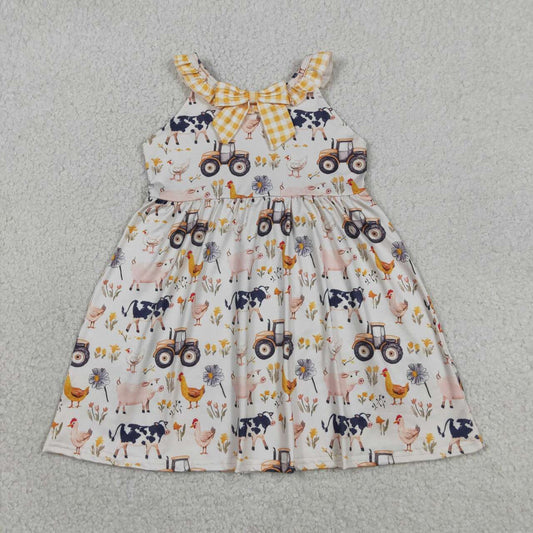 Girls' Summer Animal Farm Dress GSD3476