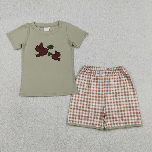 Duck Embroidery Girls Set GSD3838