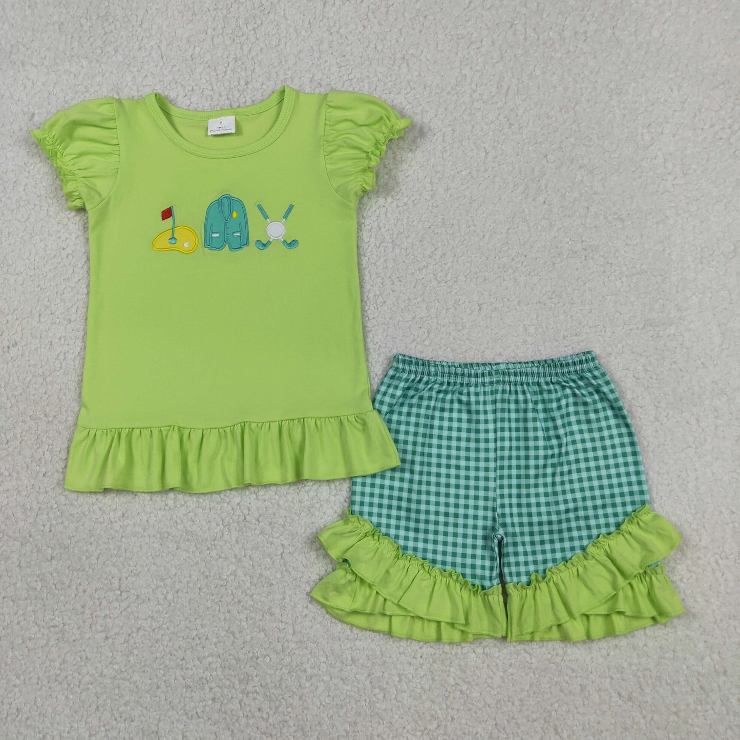 Golf Embroidery Girls Set GSSO3066