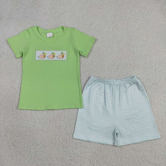 Summer Embroidered Duck Boy Set BSSO1946