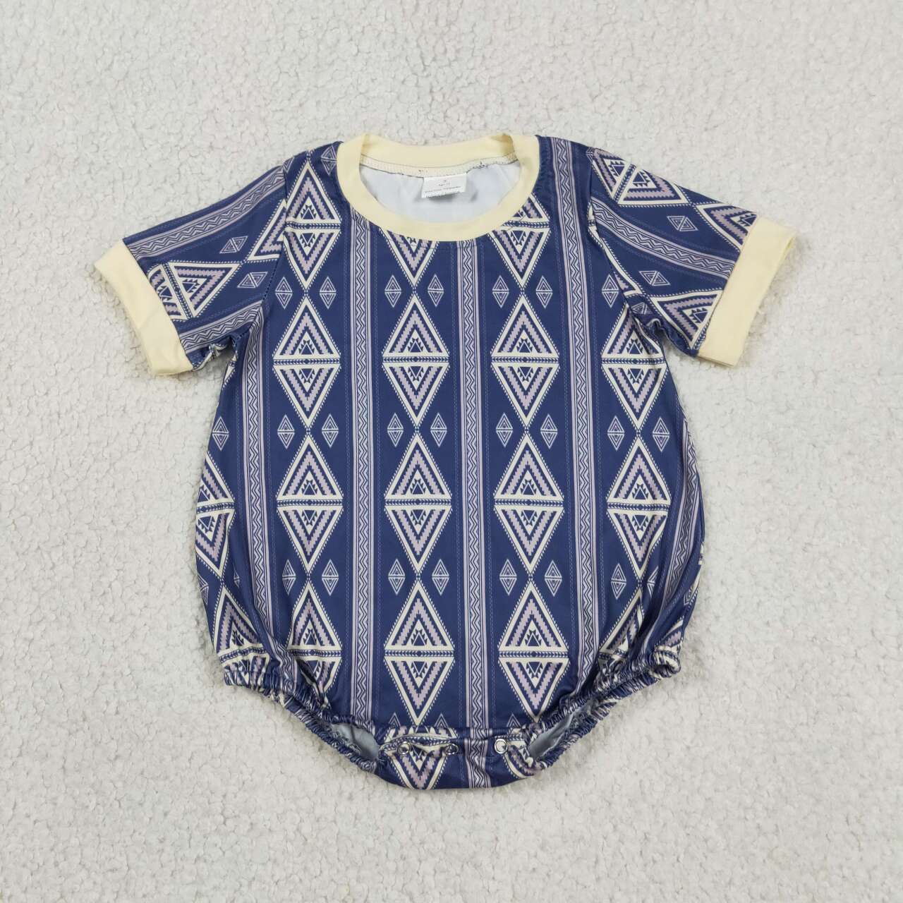 western Print Girls Baby Romper  SR3713