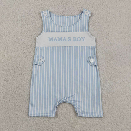 MAMA'S BOY Print Girls Baby Romper  SR3972