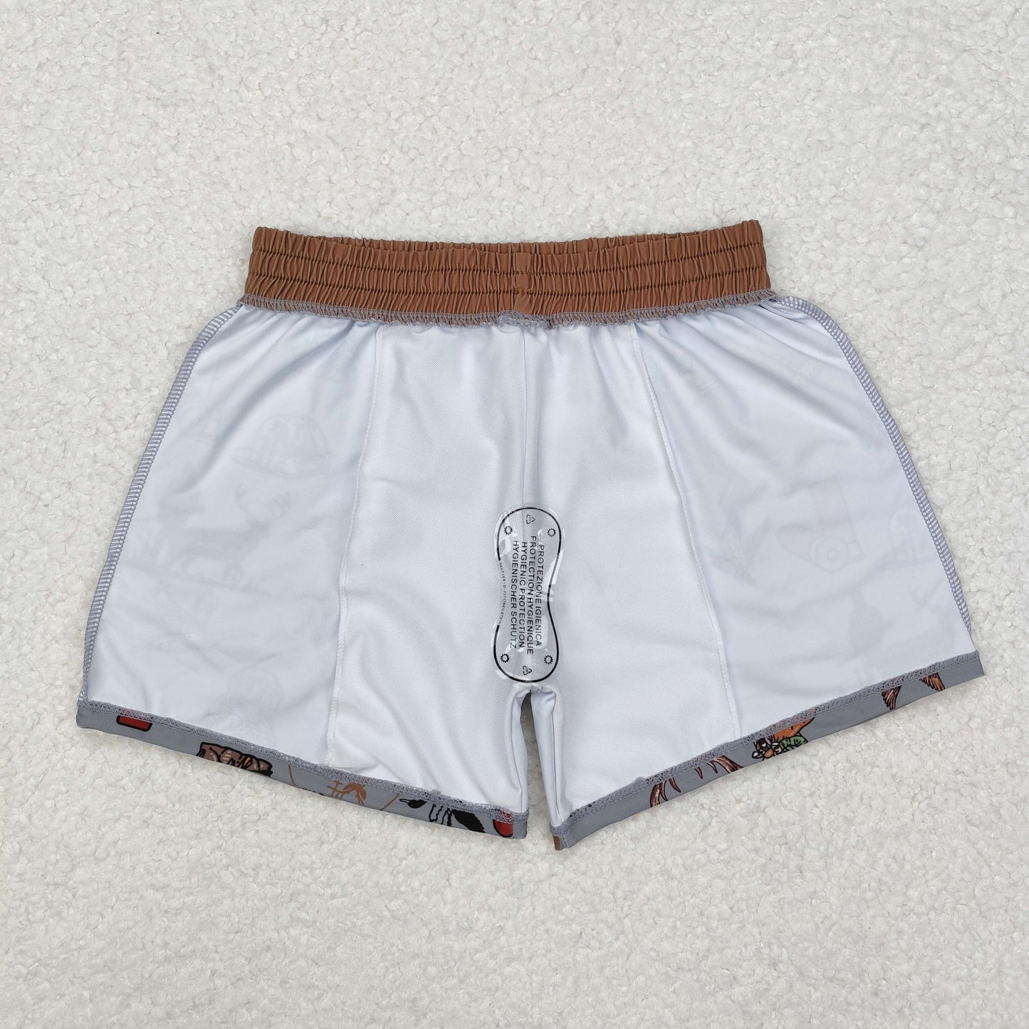 Animals deer birds Print short swim