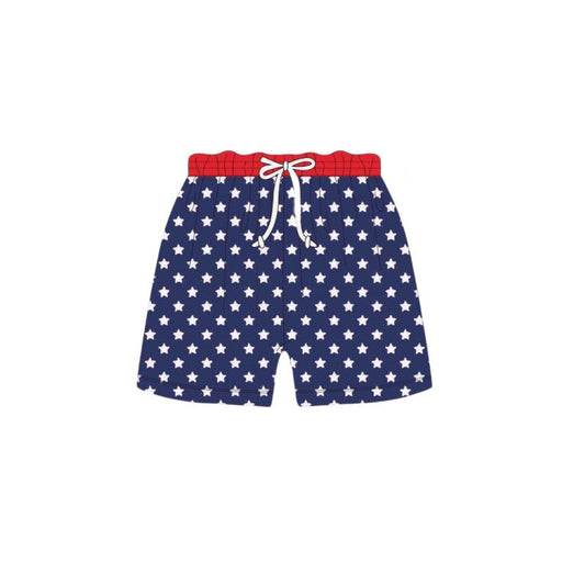 pre -order stars print girl swim Shorts S0528