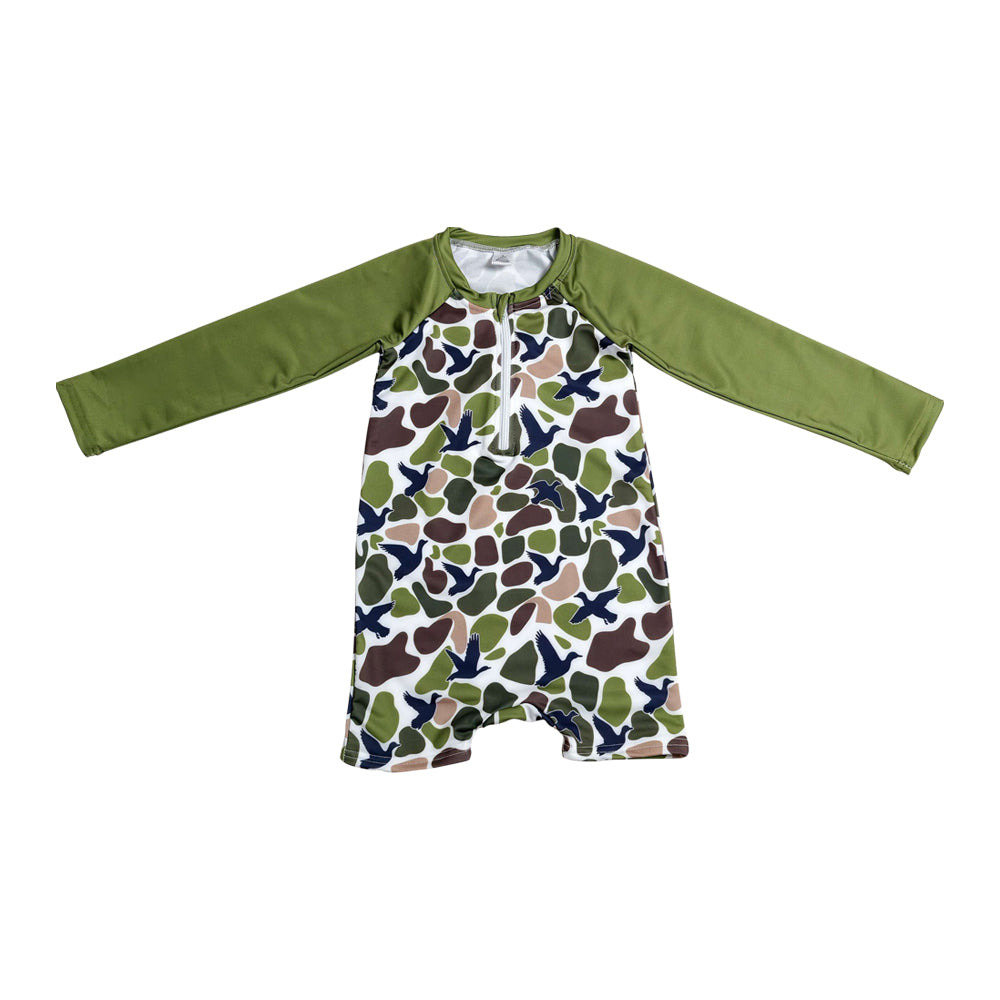 Swimsuit Camo Print Boys' Romper S0748