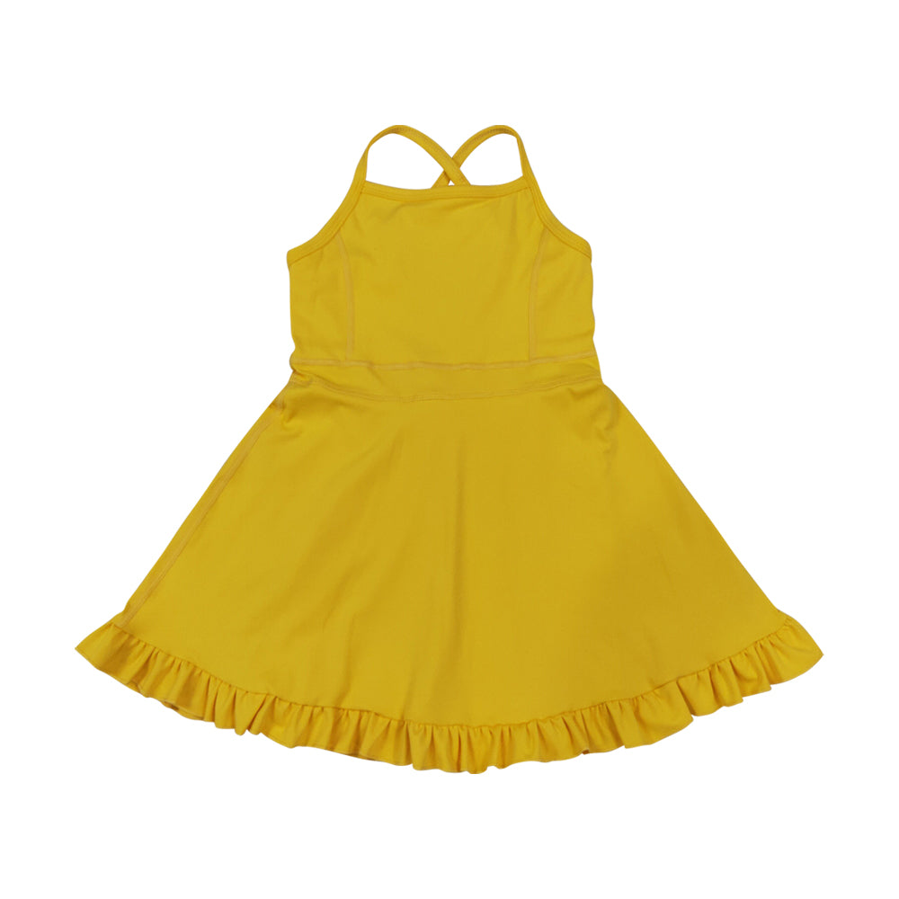 Yellow Athletic Tennis DRESS S0781
