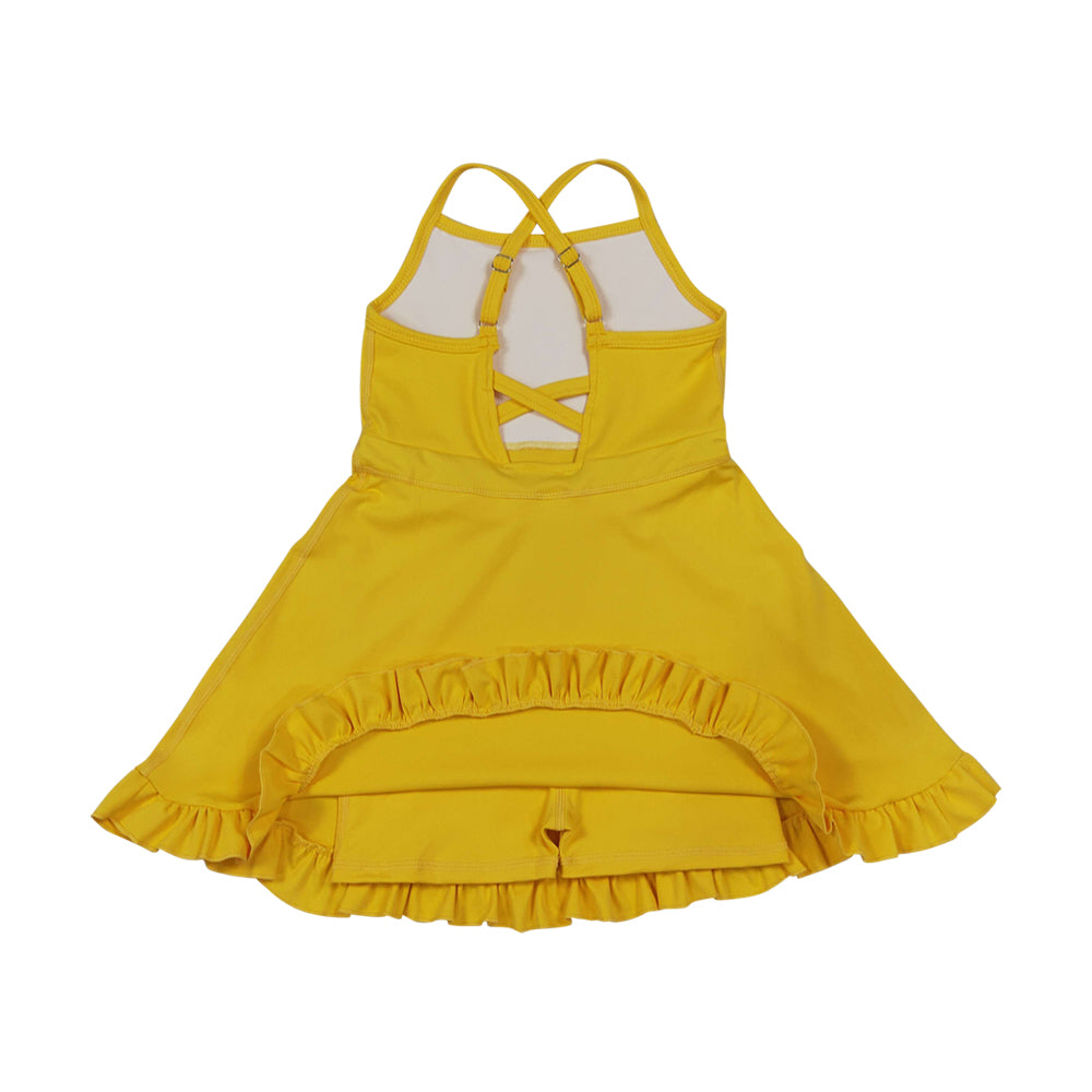 Yellow Athletic Tennis DRESS S0781