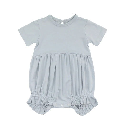 Pre-order grey short sleeve baby romperSR2772