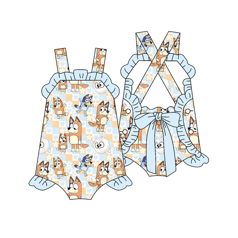 Pre-order cartoon print baby romper SR2807