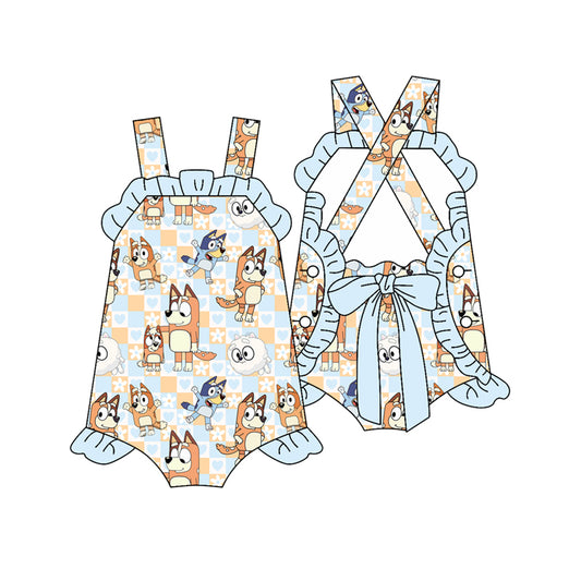 Pre-order cartoon print baby romper SR2807