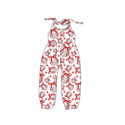 Pre-order baseball print baby romper SR2809