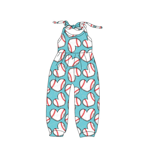 Pre-order baseball print baby romper SR2810