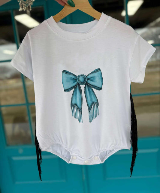 Pre-order blue print baby romper SR2821