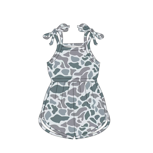 Pre-order camo print baby romper SR2827