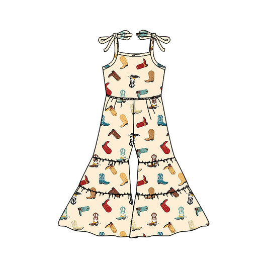 Pre-order colored boots print baby romper SR2839