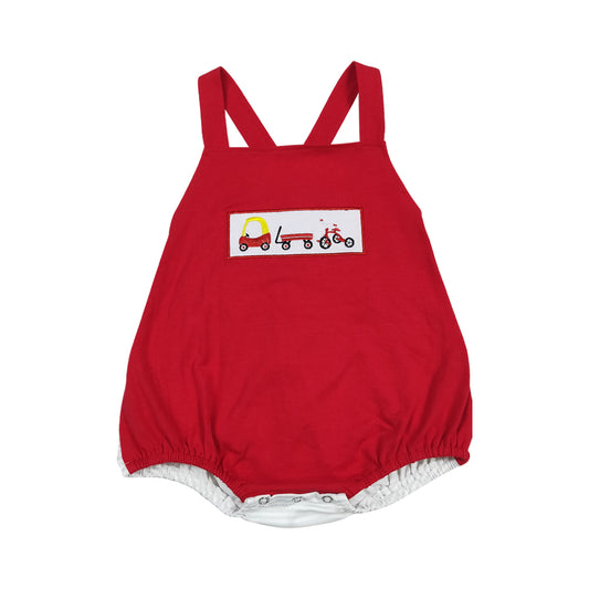 Red golf embroidered Baby Romper  SR2849