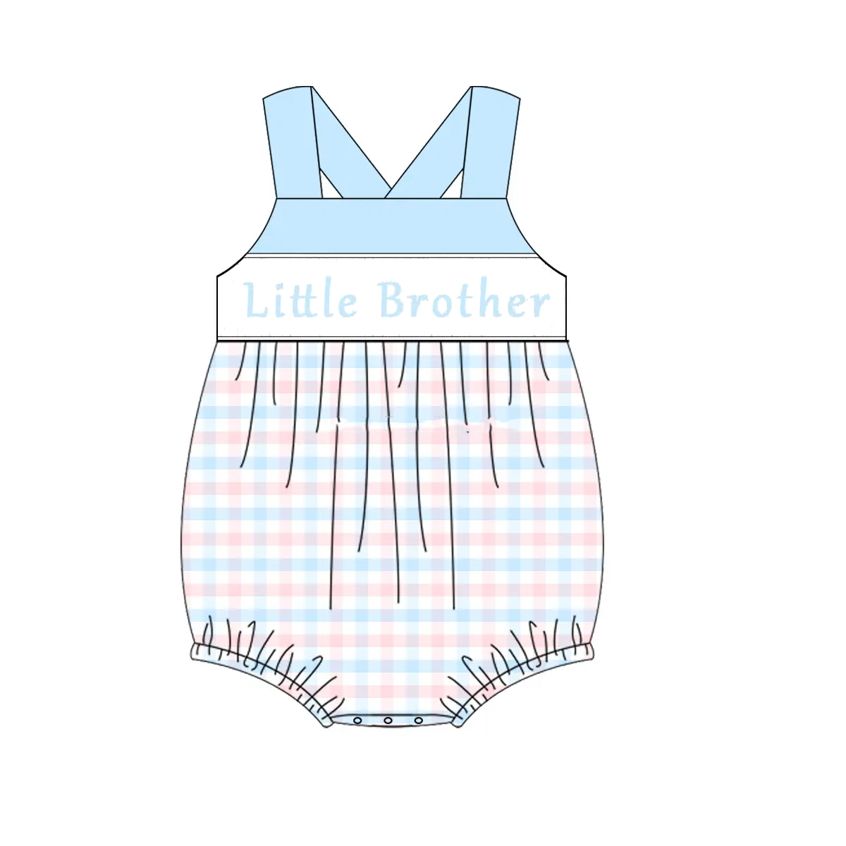 Pre-order little brother sleeveless romper SR2910