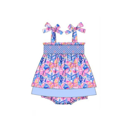 Pre-order purple pattern Short sleeve romper SR3028