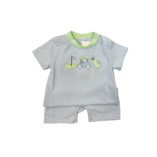 Pre-order blue golf romper SR3078