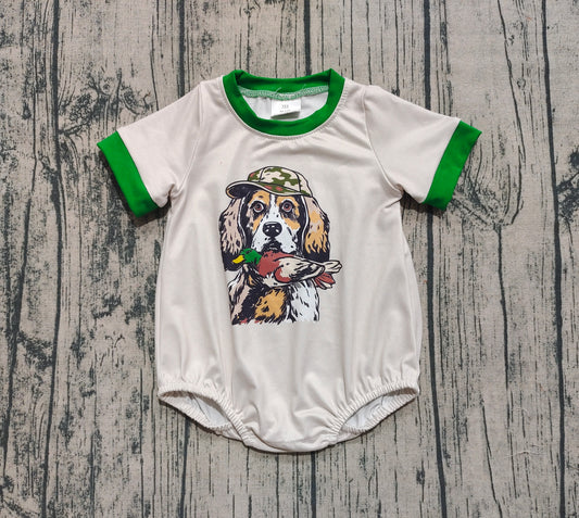 Pre- order Dog duck print romper SR3091