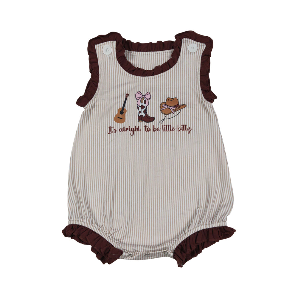 western Boot Girls Baby Romper  SR3336