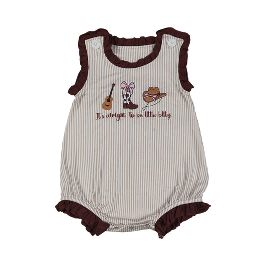 western Boot Girls Baby Romper  SR3336