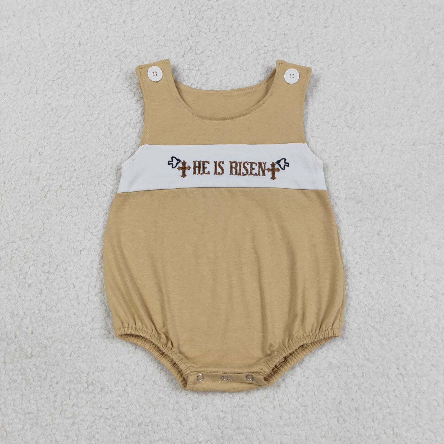 Easter cross sleeveless Baby Romper SR3547