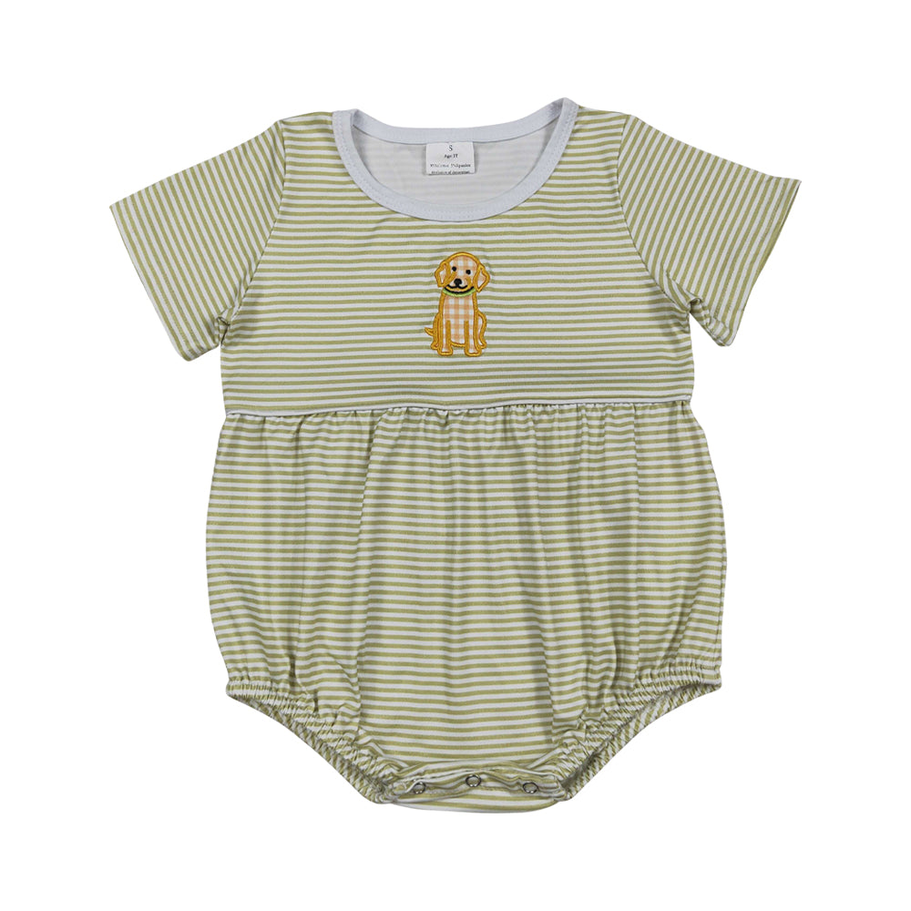 Summer Dog Embroidery Baby Romper  SR4140