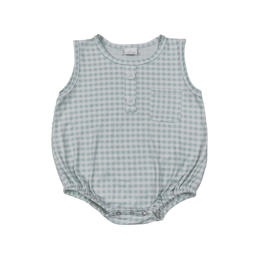 Green sleeveless Baby Romper SR4234