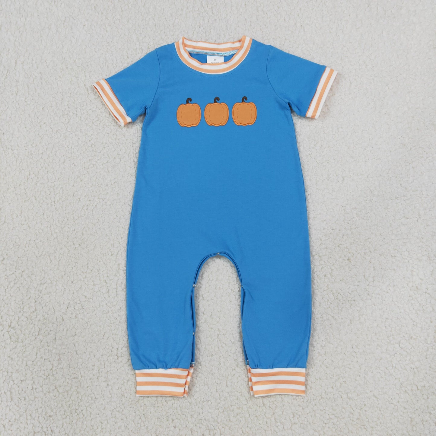 Embroidery Fall Pumpkin Kids Matching Clothes