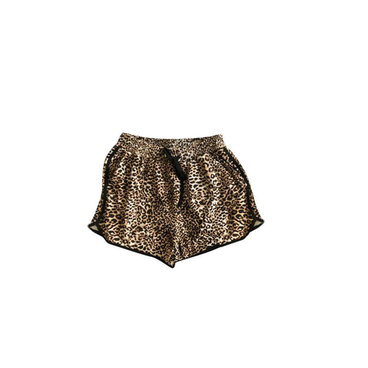 pre -order Adult brown leopard print girl swim Shorts SS04451