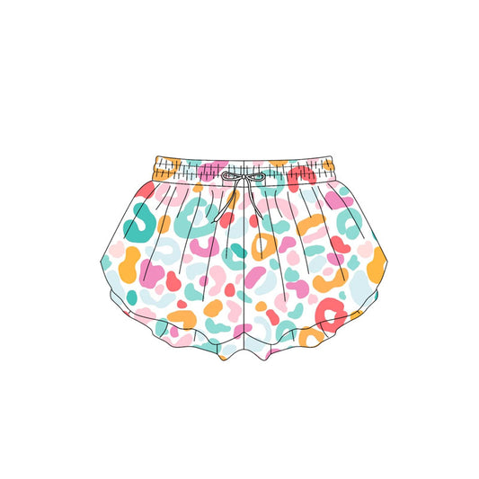pre -order colorful leopard print girl summer Shorts SS05892