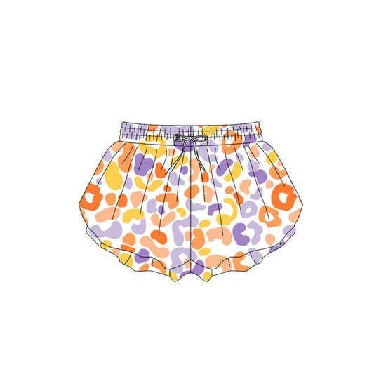 pre -order colorful leopard print girl summer Shorts SS05894