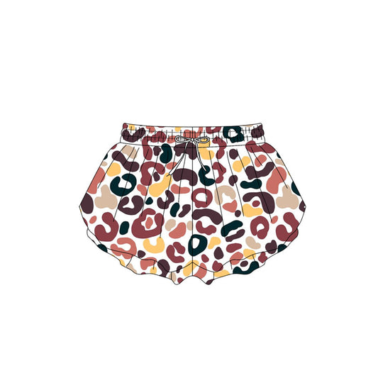 pre -order colorful leopard print girl summer Shorts SS05895