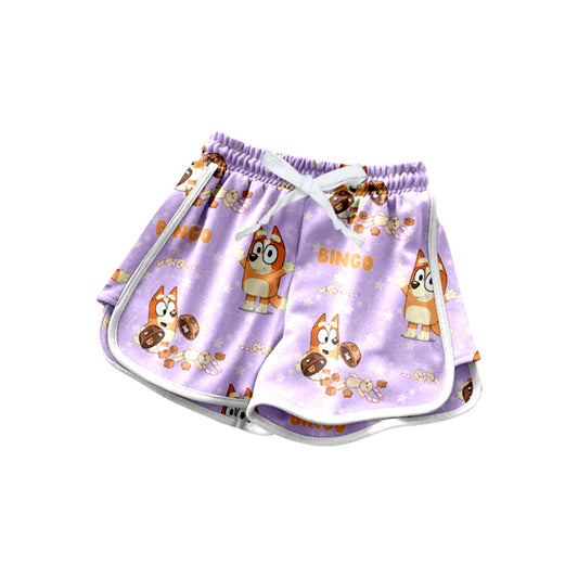 pre -order purple cartoon shorts SS0605