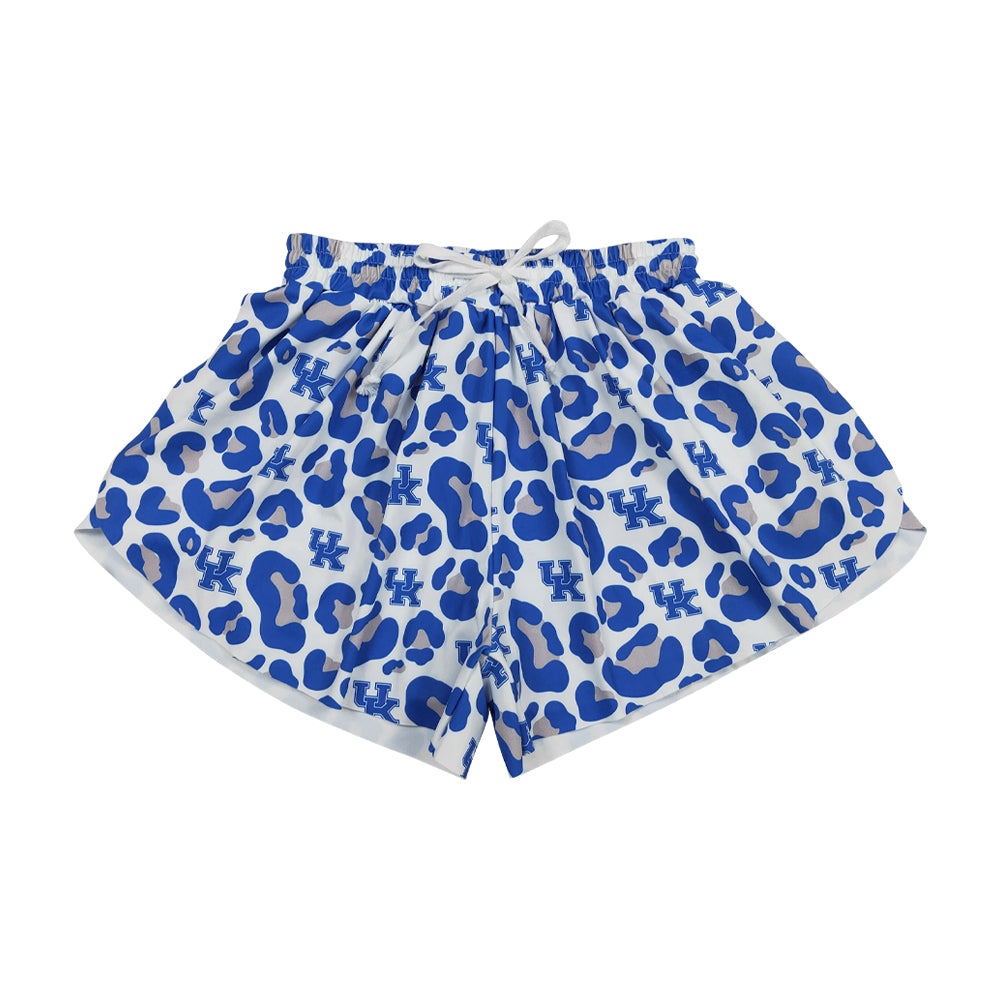 Adult Women Blue Leopard ShortS SS0802