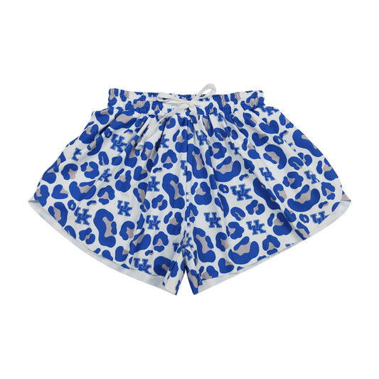 Adult Women Blue Leopard ShortS SS0802
