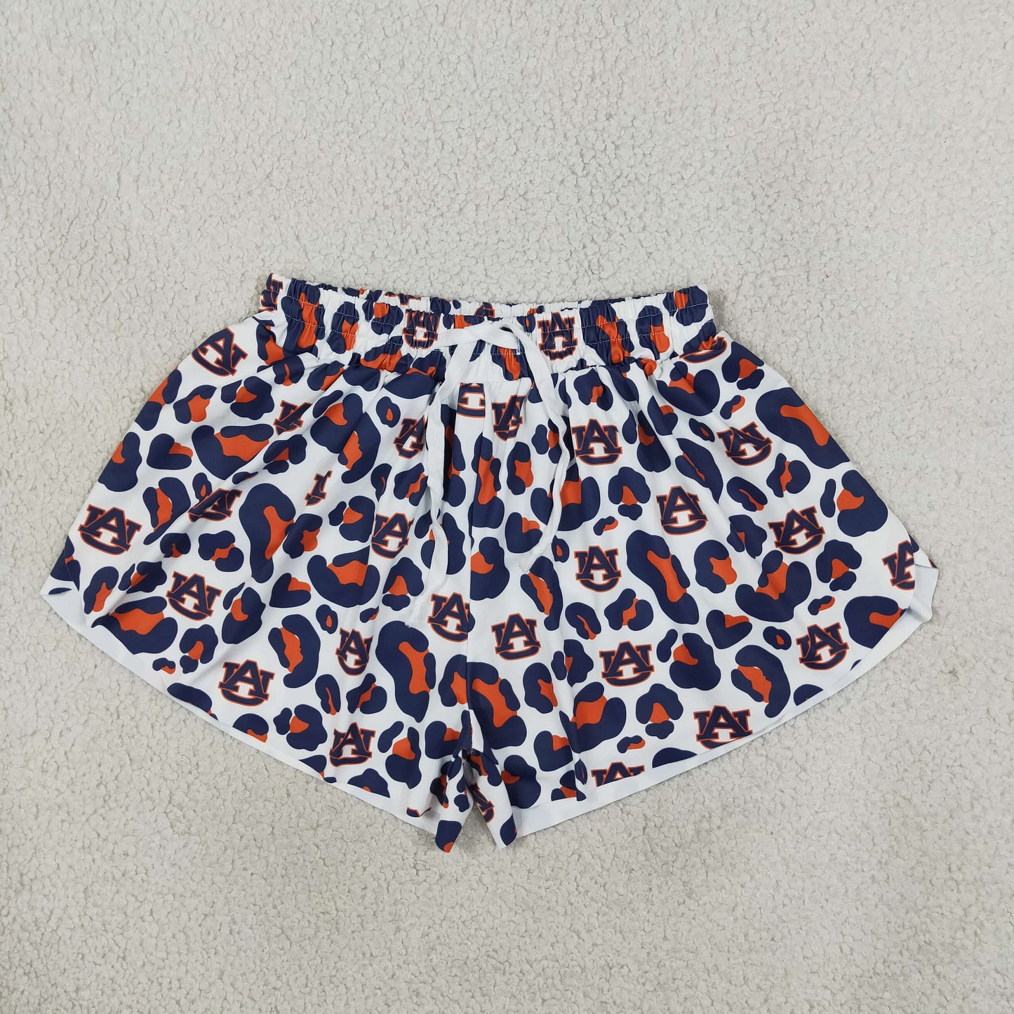 SS0809 University Team Leopard Yoga Adult Women Shorts