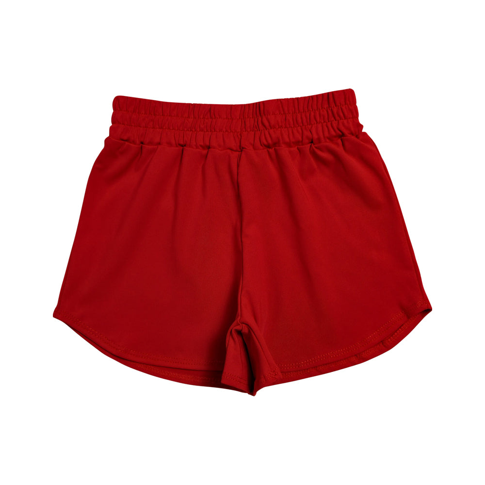 Summer Red Girls sports Active shorts SS0901
