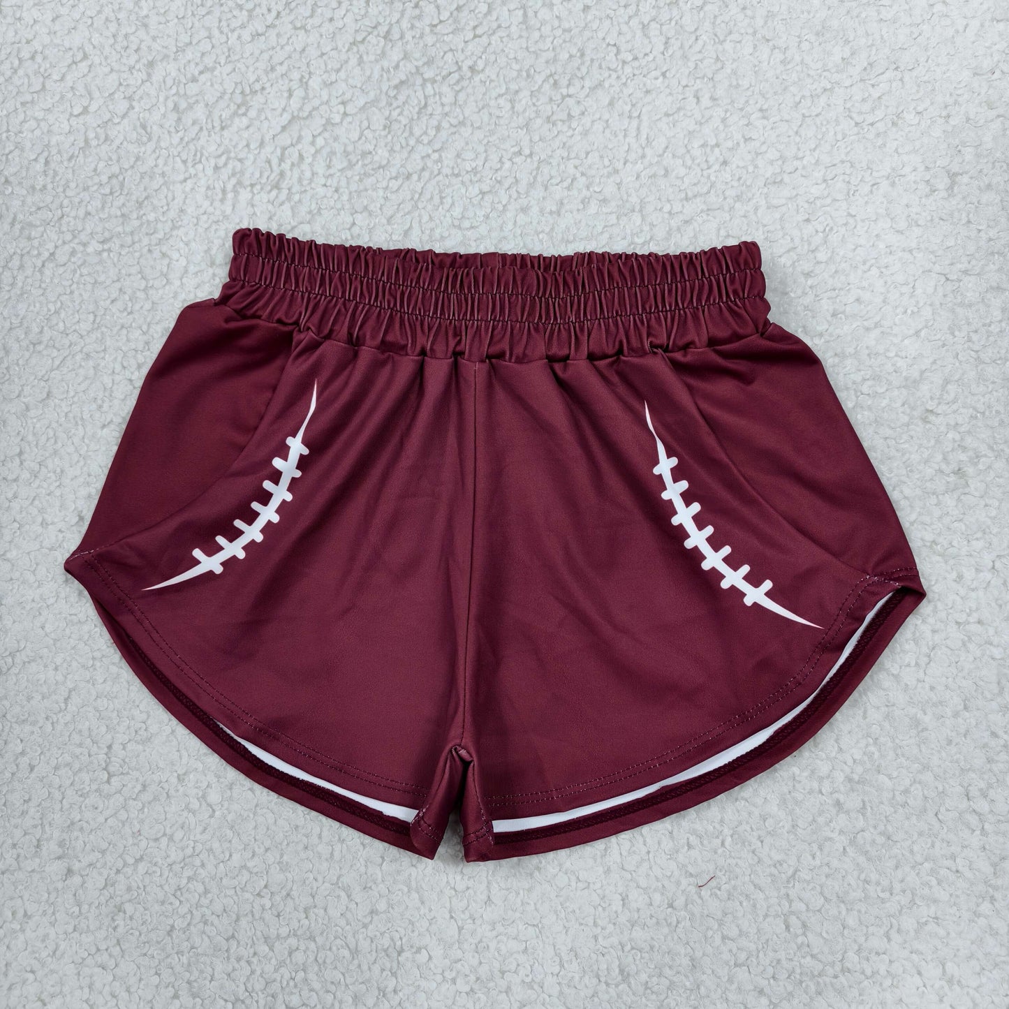SS0913 Baseball Yoga Girl's Shorts