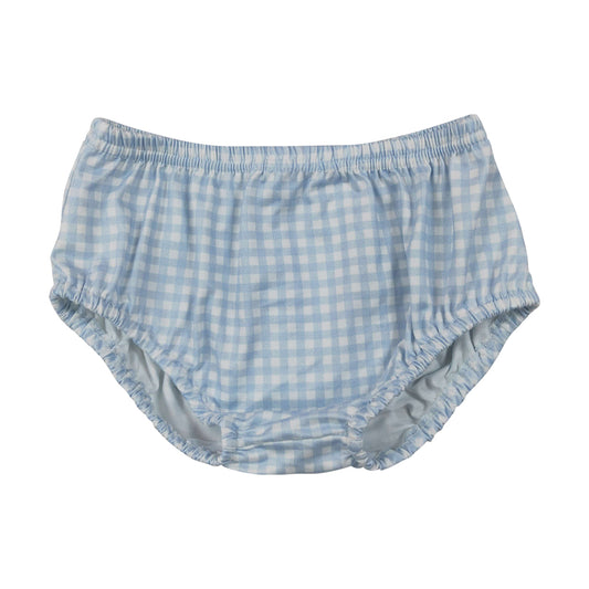 Blue plaid print Baby Bummies SS0964