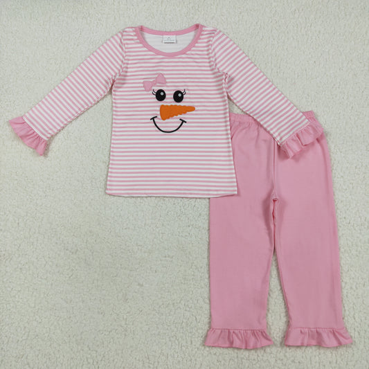 pink snowman embroidery long sleeve Paj GLP2520